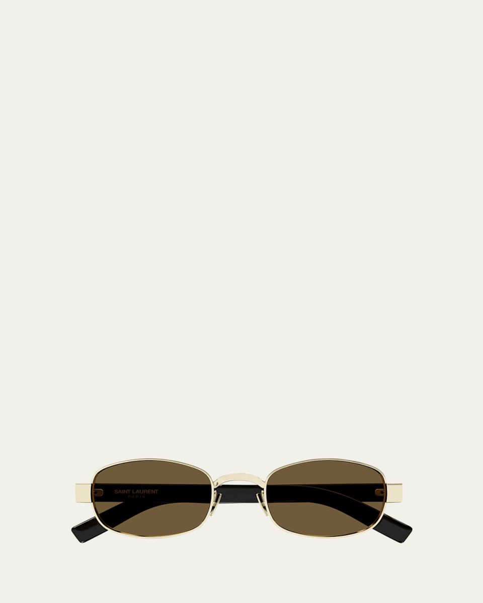 Unisex Round Metal Sunglasses